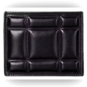 BOTTEGA VENETA Nappa Padded Card Holder in Black (Ultralux)